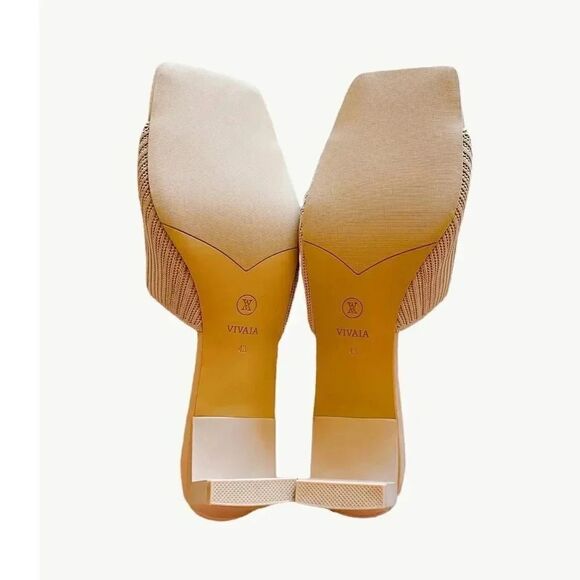 Vivaia Square-Toe Organic Womens Slide Heels - Picture 10 of 10